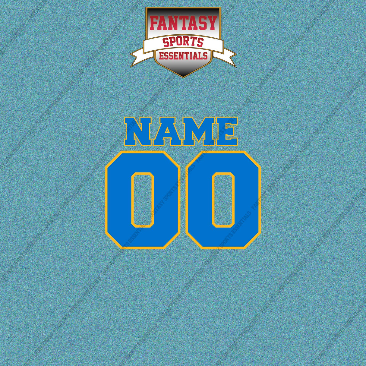 Los Angeles Chargers Personalized Current Name and Number Car Decals