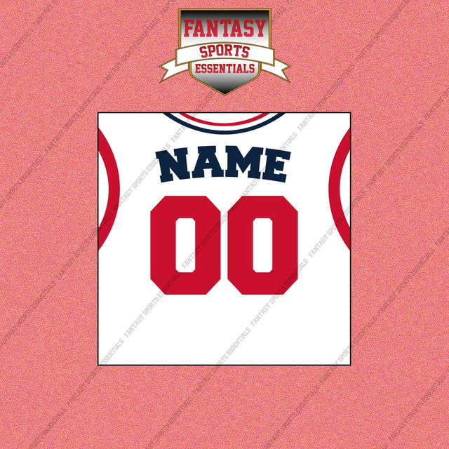 Los Angeles Clippers Personalized Current Away Jersey Wall Art Prints