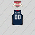 Los Angeles Clippers Personalized Current Home Jersey Glossy Stickers