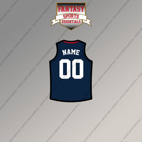 Los Angeles Clippers Personalized Current Home Jersey Magnets