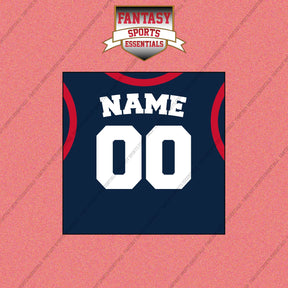 Los Angeles Clippers Personalized Current Home Jersey Wall Art Prints