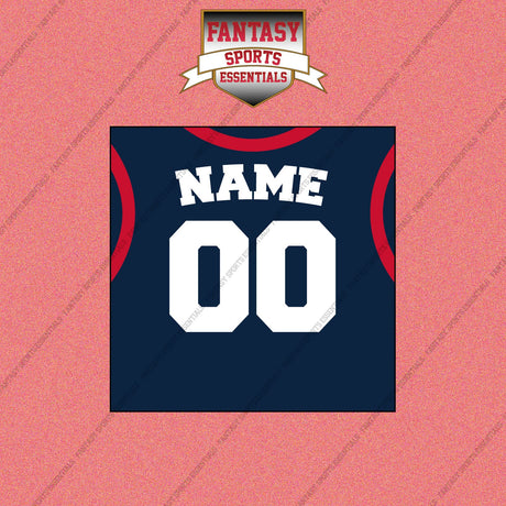 Los Angeles Clippers Personalized Current Home Jersey Wall Art Prints
