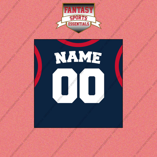 Los Angeles Clippers Personalized Current Home Jersey Wall Art Prints