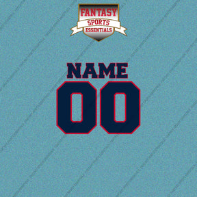Los Angeles Clippers Personalized Current Name and Number Car Decals
