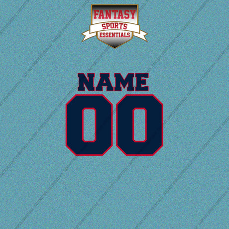 Los Angeles Clippers Personalized Current Name and Number Car Decals