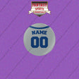 Los Angeles Dodgers Personalized Current Away Jersey Buttons