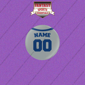Los Angeles Dodgers Personalized Current Away Jersey Buttons