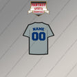 Los Angeles Dodgers Personalized Current Away Jersey Magnets