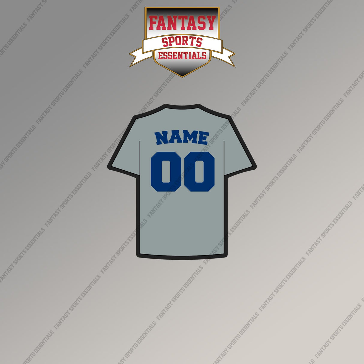 Los Angeles Dodgers Personalized Current Away Jersey Magnets
