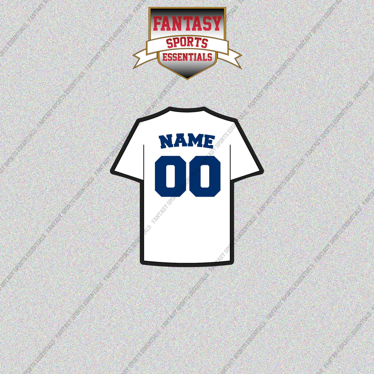 Los Angeles Dodgers Personalized Current Home Jersey Glossy Stickers