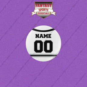 Los Angeles Kings Personalized Current Away Jersey Buttons