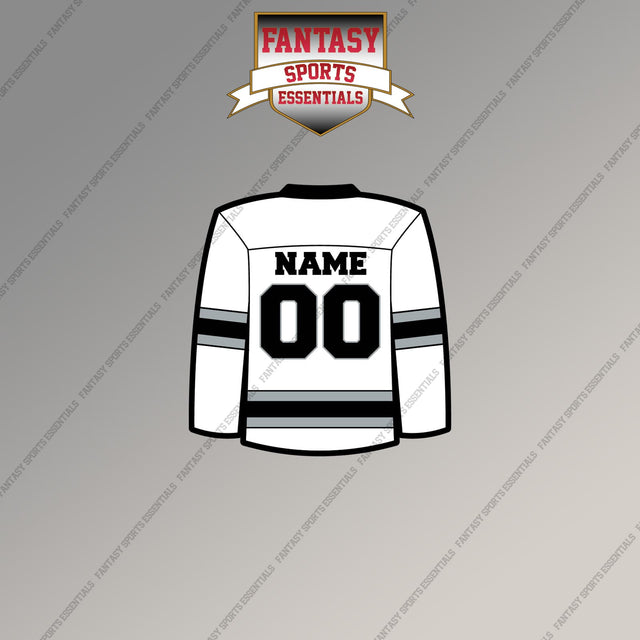 Los Angeles Kings Personalized Current Away Jersey Magnets