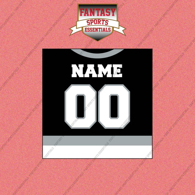 Los Angeles Kings Personalized Current Home Jersey Wall Art Prints