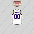 Los Angeles Lakers Personalized Current Away Jersey Glossy Stickers