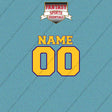 Los Angeles Lakers Personalized Current Name and Number Car Decals