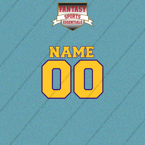 Los Angeles Lakers Personalized Current Name and Number Car Decals