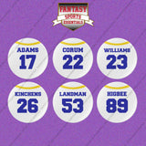 Los Angeles Rams 2025 Away Jersey Button Pins (Choose Your Player) Page 2