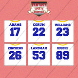Los Angeles Rams 2025 Away Jersey Wall Art Prints (Choose Your Player) Page 2