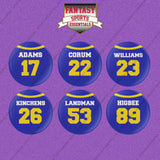 Los Angeles Rams 2025 Home Jersey Button Pins (Choose Your Player) Page 2