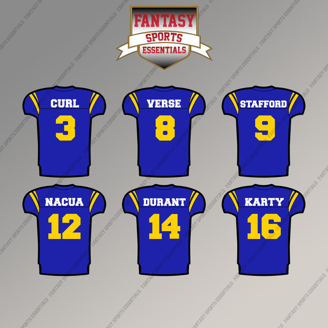 Los Angeles Rams 2025 Home Jersey Magnets (Choose Your Player) Page 1