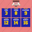 Los Angeles Rams 2025 Home Jersey Wall Art Prints (Choose Your Player) Page 1