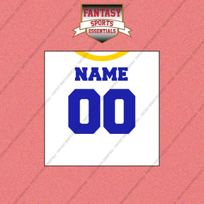 Los Angeles Rams Personalized Current Away Jersey Wall Art Prints