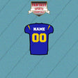 Los Angeles Rams Personalized Current Home Jersey Car Decals