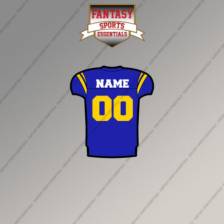 Los Angeles Rams Personalized Current Home Jersey Magnets