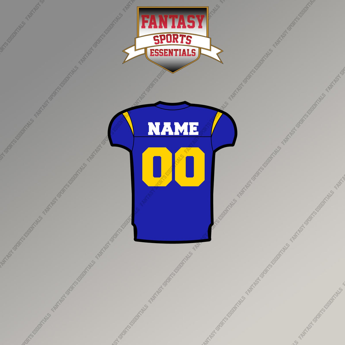 Los Angeles Rams Personalized Current Home Jersey Magnets