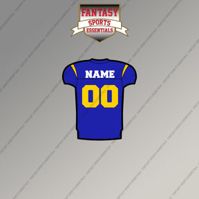 Los Angeles Rams Personalized Current Home Jersey Magnets
