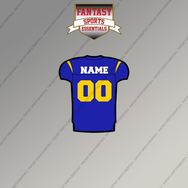 Los Angeles Rams Personalized Current Home Jersey Magnets