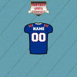 Louisiana Tech Bulldogs Football Personalized Home Jersey Car Decals
