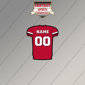 Louisville Cardinals Football Personalized Current Home Jersey Magnets