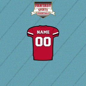 Louisville Cardinals Football Personalized Home Jersey Car Decals