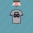 Miami Marlins Personalized Current Away Jersey Car Decals