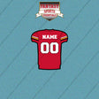 Maryland Terrapins Football Personalized Home Jersey Car Decals
