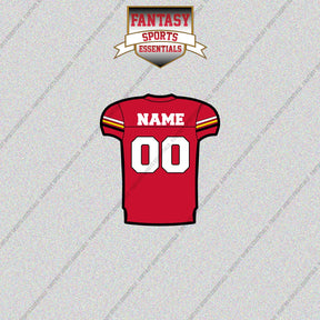 Maryland Terrapins Football Personalized Home Jersey Glossy Stickers