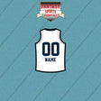 Memphis Grizzlies Personalized Current Away Jersey Car Decals
