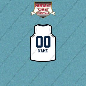 Memphis Grizzlies Personalized Current Away Jersey Car Decals