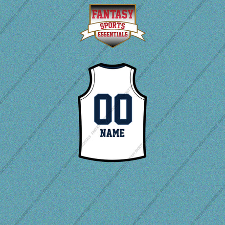 Memphis Grizzlies Personalized Current Away Jersey Car Decals