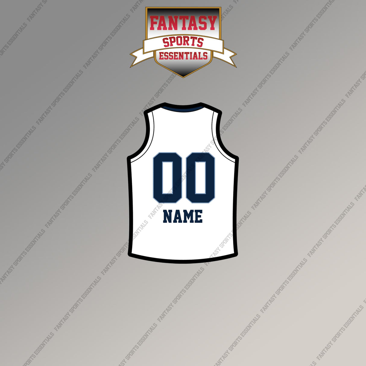 Memphis Grizzlies Personalized Current Away Jersey Magnets