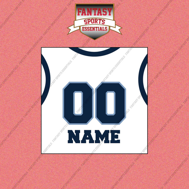 Memphis Grizzlies Personalized Current Away Jersey Wall Art Prints