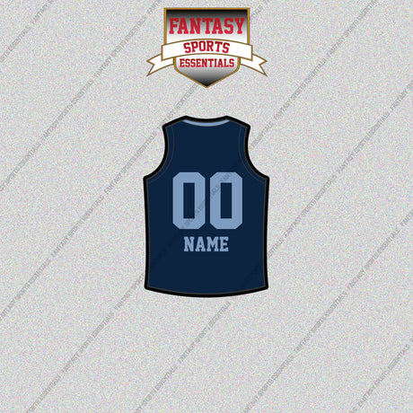 Memphis Grizzlies Personalized Current Home Jersey Glossy Stickers