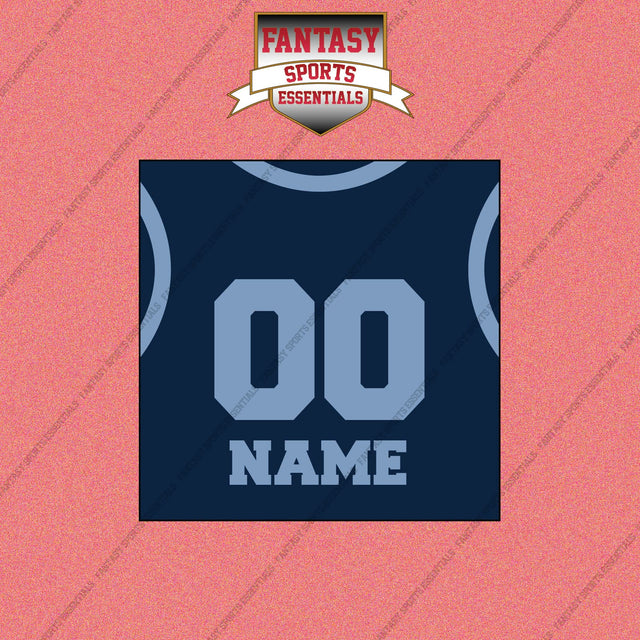 Memphis Grizzlies Personalized Current Home Jersey Wall Art Prints