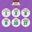 Miami Dolphins 2025 Away Jersey Button Pins (Choose Your Player) Page 1