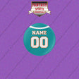 Miami Dolphins Personalized Current Home Jersey Buttons