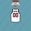 Miami Heat Personalized Current Away Jersey Car Decals