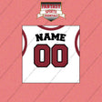 Miami Heat Personalized Current Away Jersey Wall Art Prints