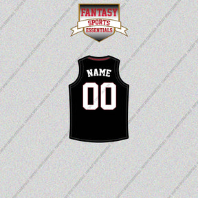Miami Heat Personalized Current Home Jersey Glossy Stickers