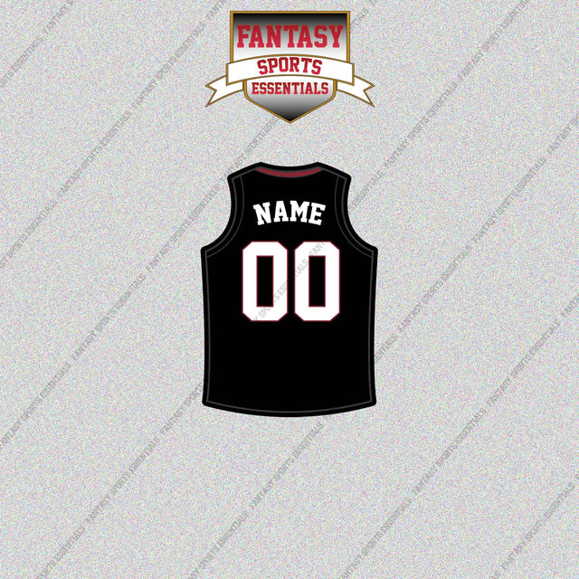 Miami Heat Personalized Current Home Jersey Glossy Stickers